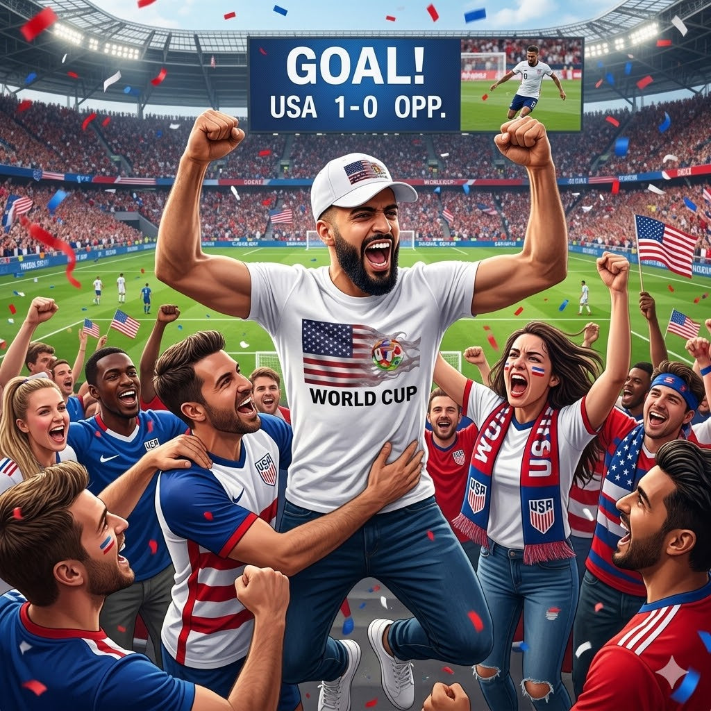 USA 2026 Men's Game Day Tee — Built for Champions