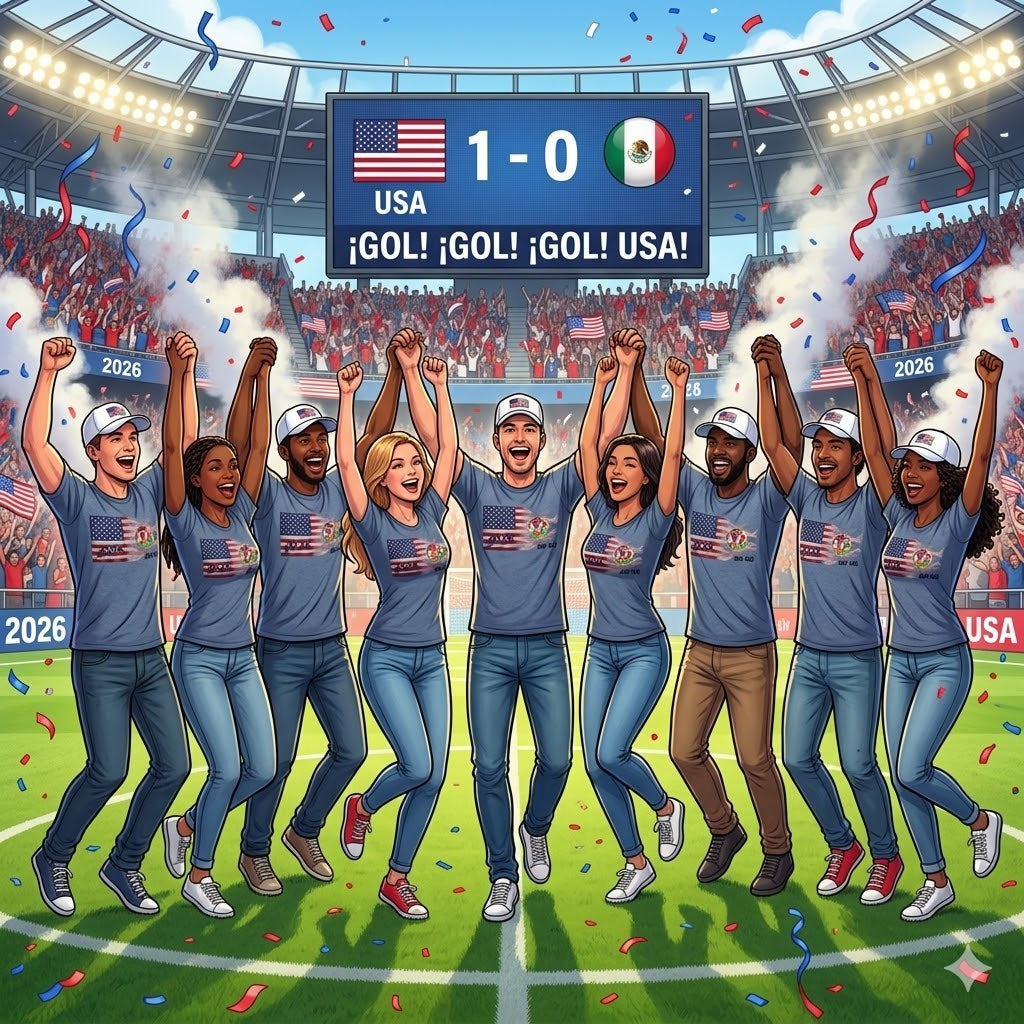 USA 2026 | Organic Unisex Tee — Wear the Game